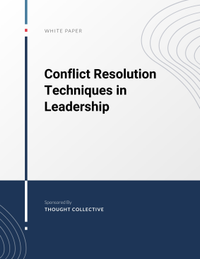 Conflict Resolution Techniques in Leadership